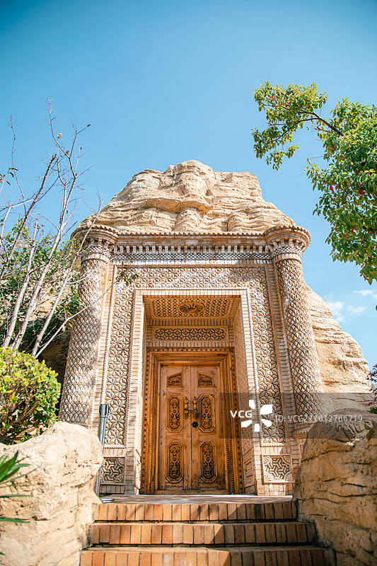 安徽合肥骆岗中央公园 园博园乌鲁木齐展园图片素材