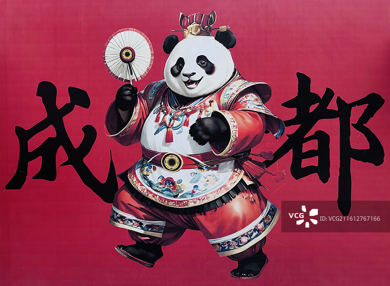 成都熊猫国潮国风设计元素天府之国图片素材