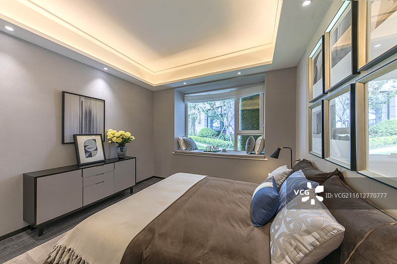 住宅样板间卧室图片素材