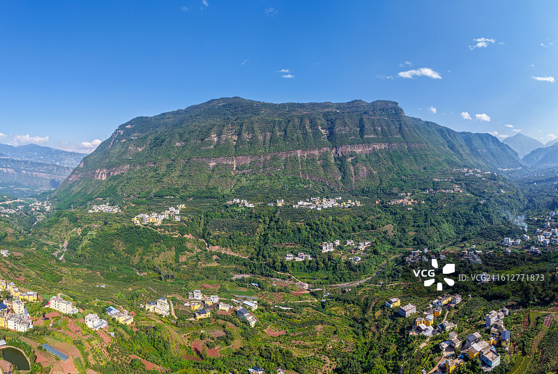 云南省昭通市永善县城市风光图片素材
