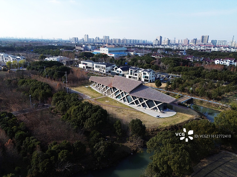 上海市奉贤区南桥镇六墩村，鸭棚图片素材