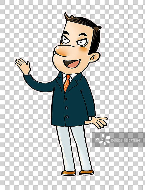 不怀好意的中年男子图片素材