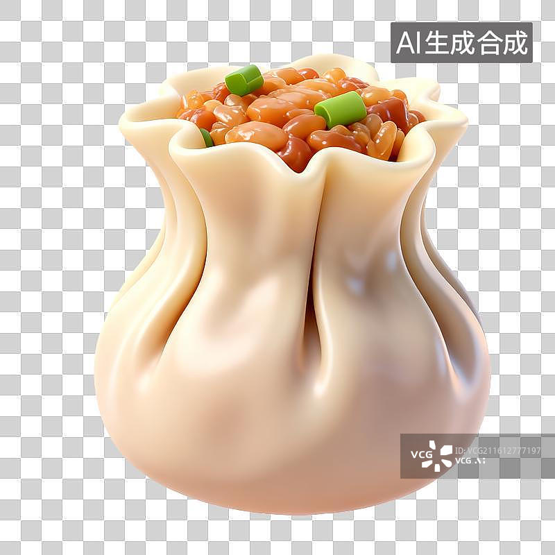 【AI数字艺术】糯米烧麦图片素材