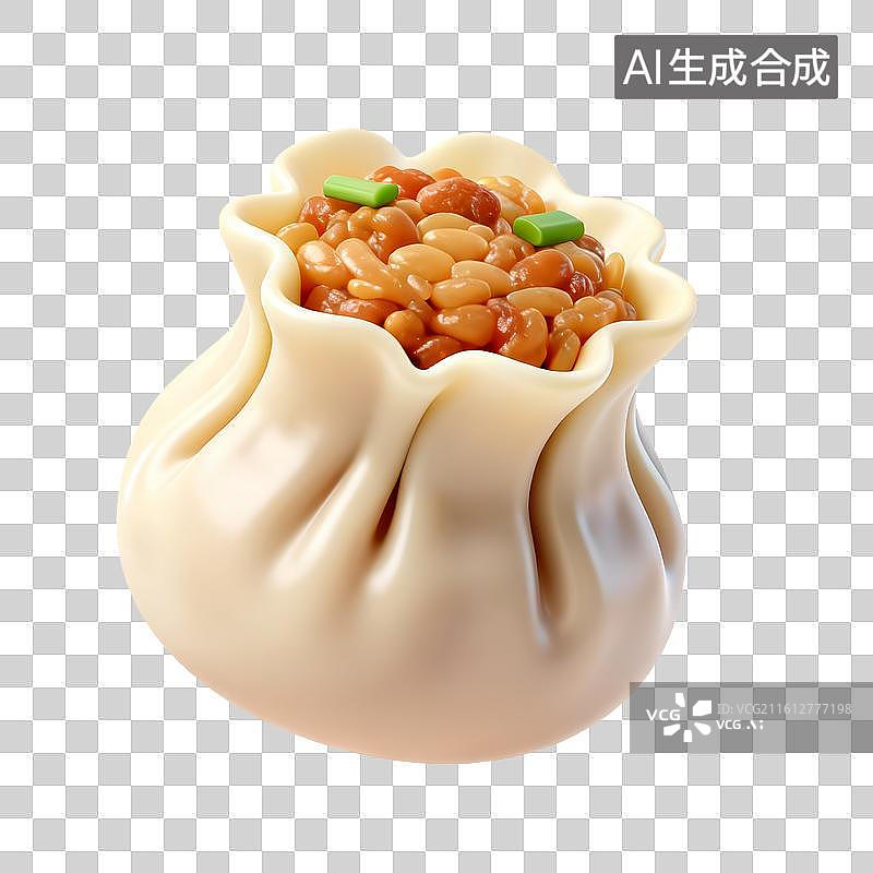 【AI数字艺术】糯米烧麦图片素材