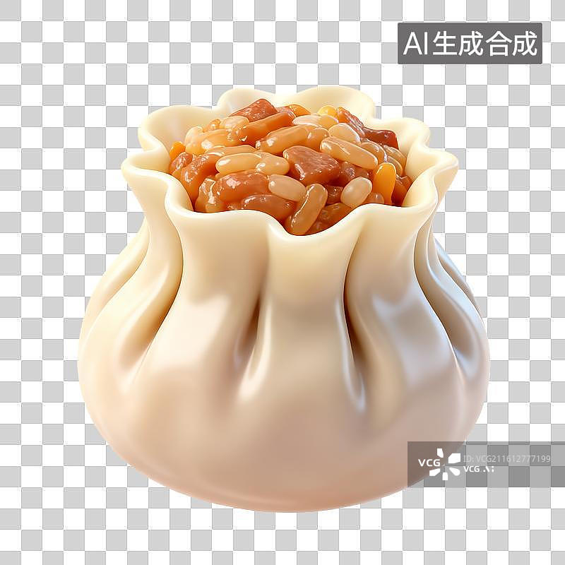 【AI数字艺术】糯米烧麦图片素材
