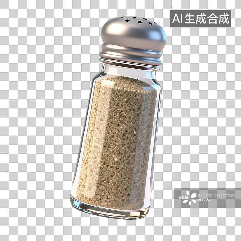 【AI数字艺术】玻璃胡椒调味瓶图片素材