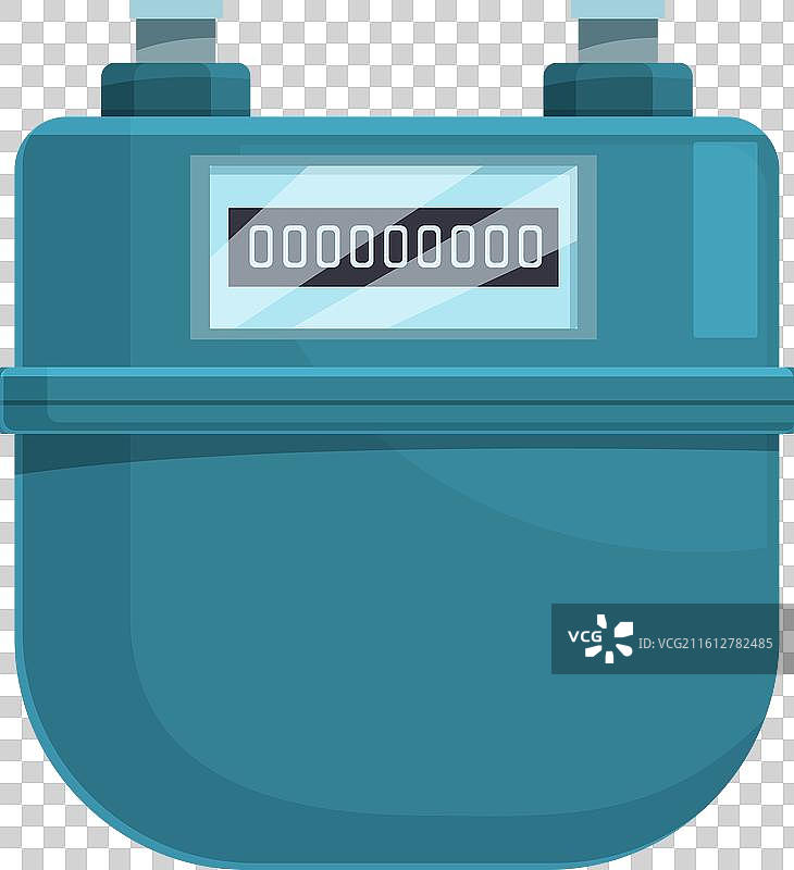 显示能源的燃气表测量设备图片素材