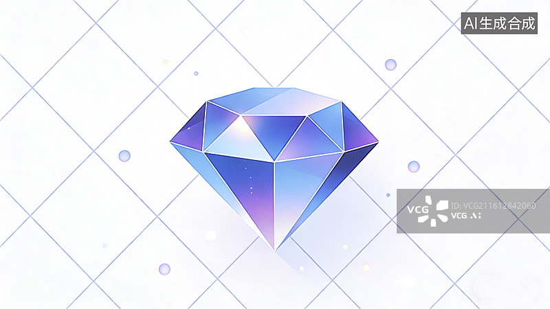 【AI数字艺术】钻石水晶宝石图片素材