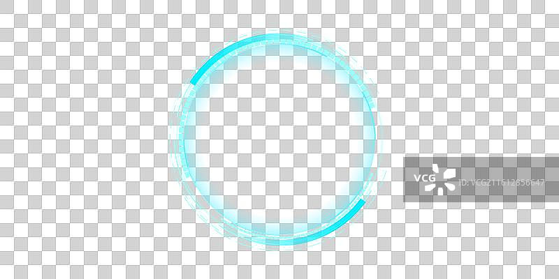 圆形科技边框图片素材