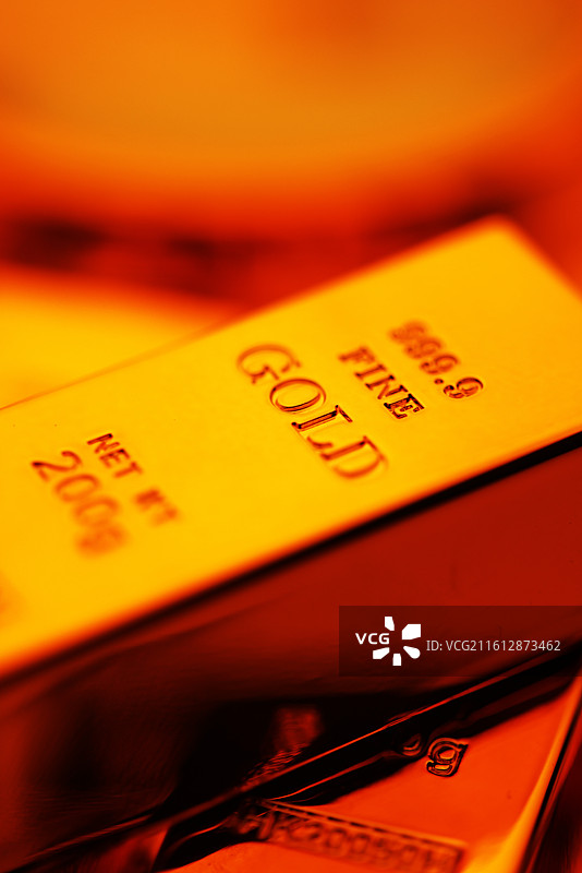 黄金投资回报概念：现货黄金 黄金价格 黄金投资 黄金市场图片素材