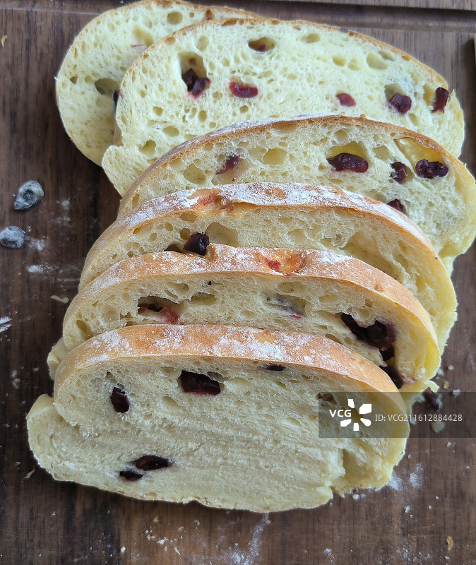 蔓越莓面包图片素材