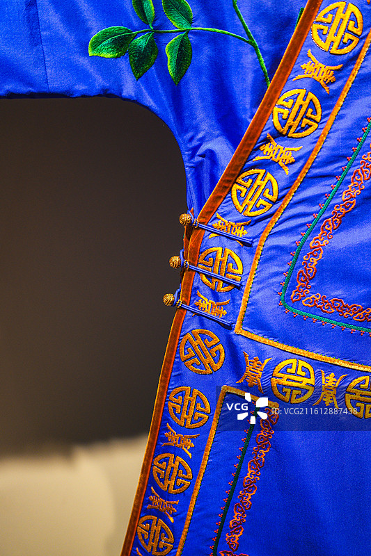 中国工艺美术馆传统服饰刺绣工艺布艺图片素材