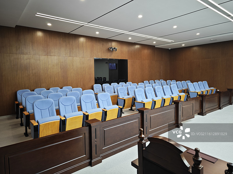 法院建筑室内装修中庭法庭室内装修图片素材