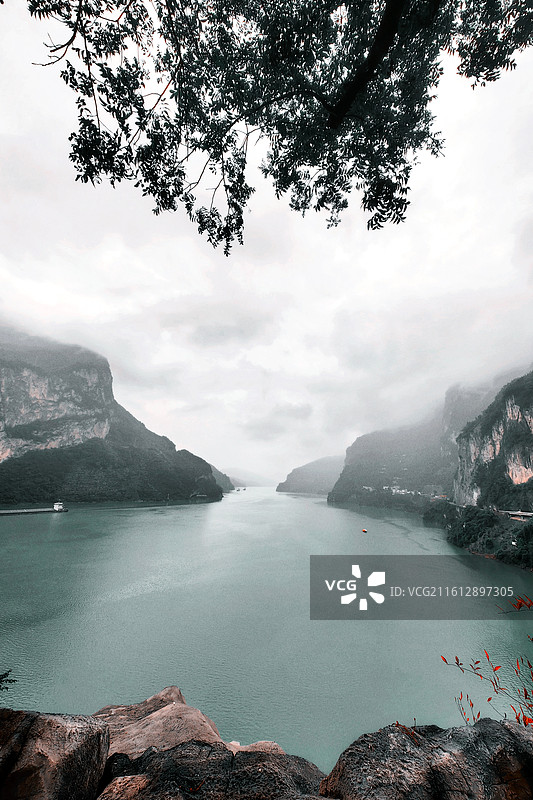 西陵峡图片素材