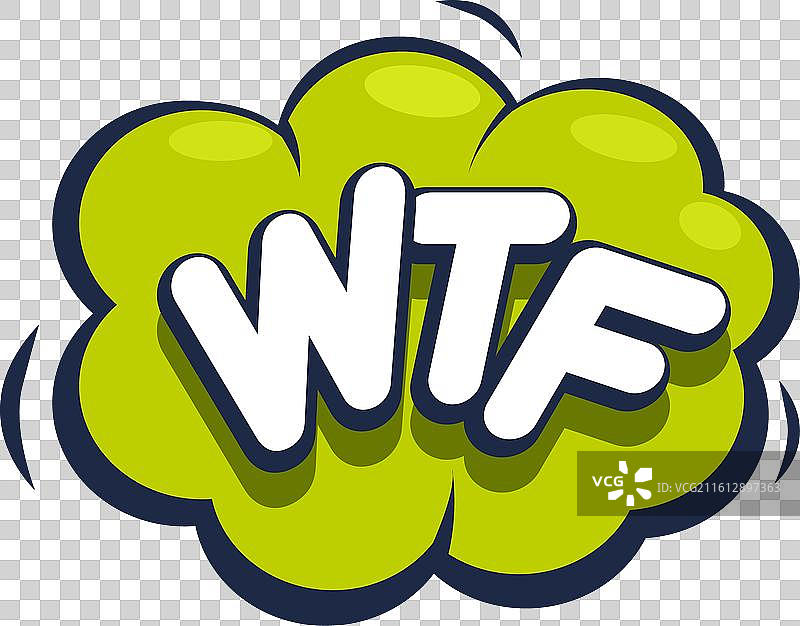 wtf漫画对话气泡表达困惑和图片素材