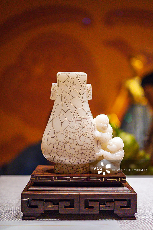 中国工艺美术馆玉石雕刻工艺品图片素材