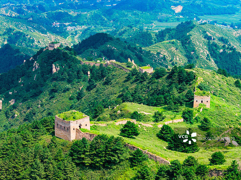 涞源县 浮图峪长城 乌龙沟长城 夹子山长城图片素材
