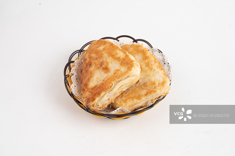 烤饼三角饼图片素材