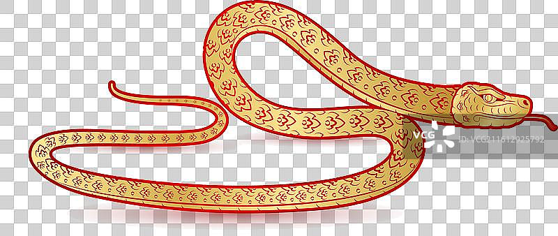 传统中国龙金生肖图片素材