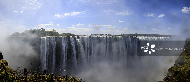 南部非洲维多利亚大瀑布风光图片素材