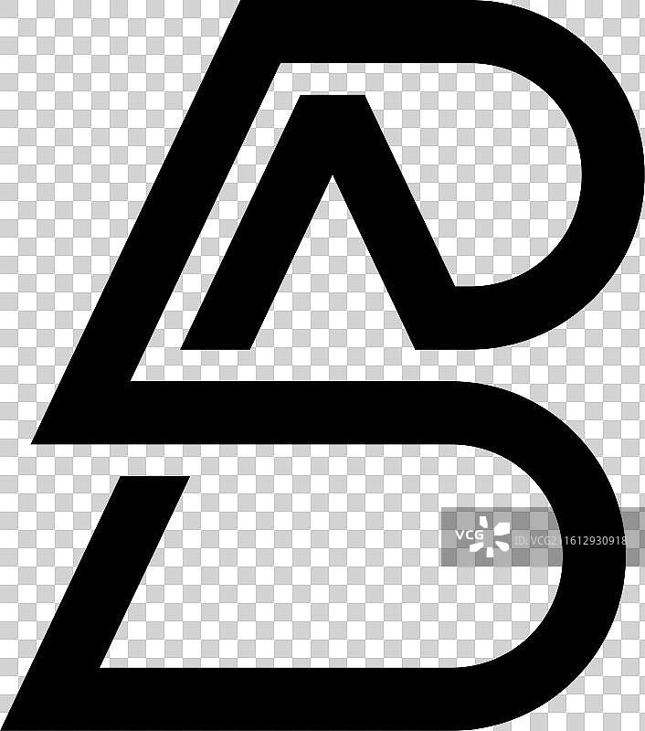 字母 BA Logo 设计图片素材