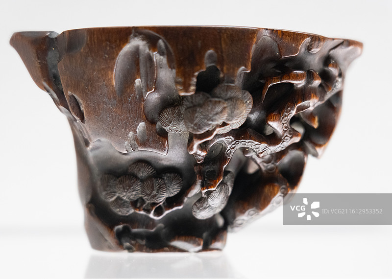 上海博物馆犀角杯特展图片素材