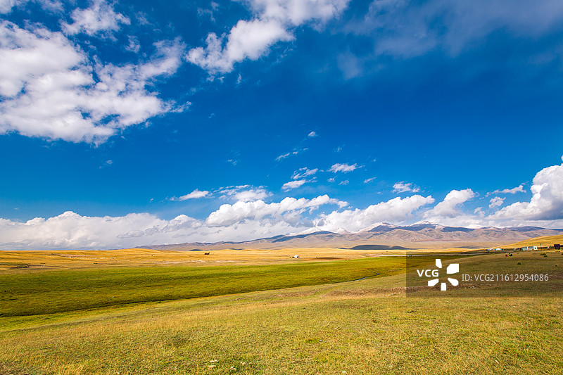 中国新疆巴音郭楞蒙古自治州巴音布鲁克天鹅湖风景区图片素材
