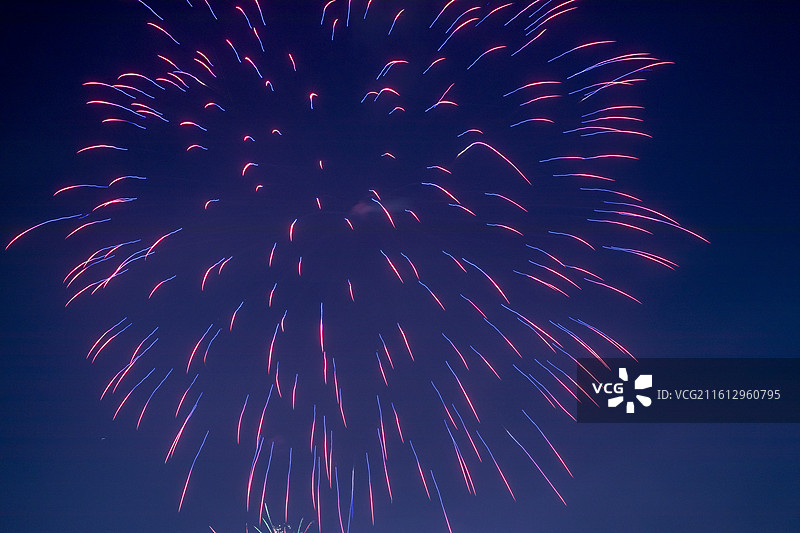 佛山市半月岛跨年夜烟花秀图片素材