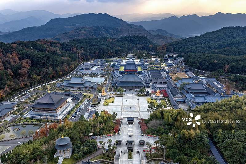 宁波奉化溪口雪窦寺图片素材