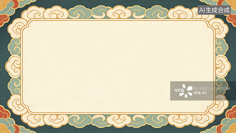 【AI数字艺术】中国风边框设计图片素材