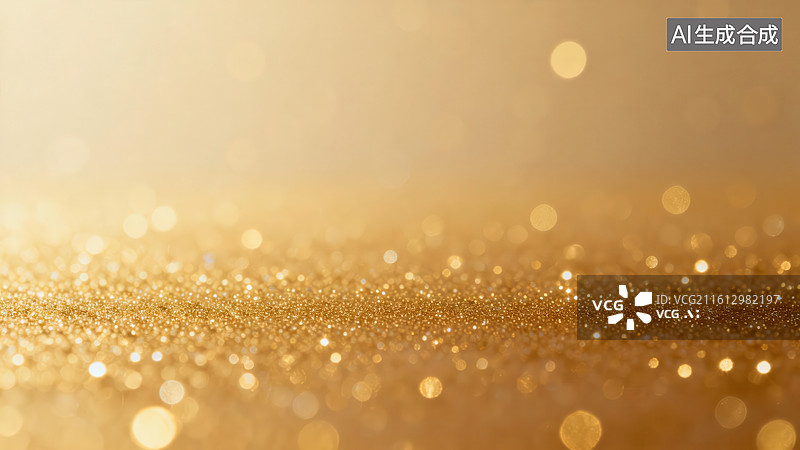 【AI数字艺术】金色闪光背景图片素材