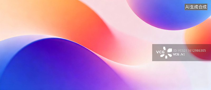 【AI数字艺术】彩色渐变流体背景抽象颜料艺术形状墙纸纹理图片素材