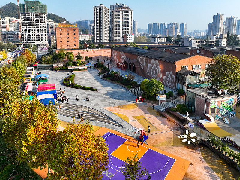 贵州省遵义市汇川区1964文化创意园风光图片素材