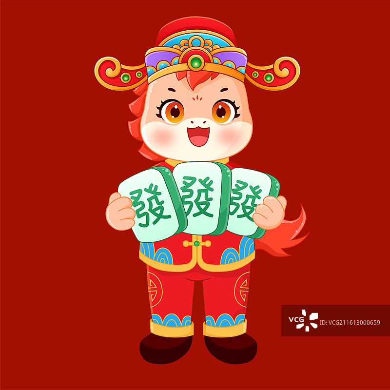 2026新年春节生肖马年卡通马插画图片素材