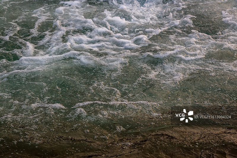 四川省绵阳市江油市西屏镇盘江户外流水，安静，瀑布，江水，湖水，海水图片素材