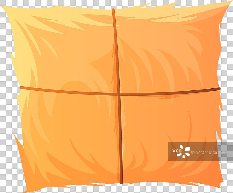 方形干草堆，收获的干草打包图片素材