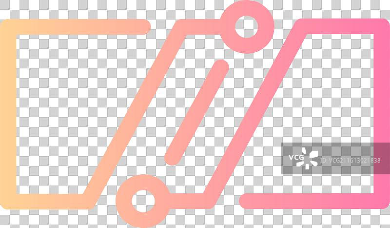 计算机科学图标，细线勾勒，扁平化图片素材