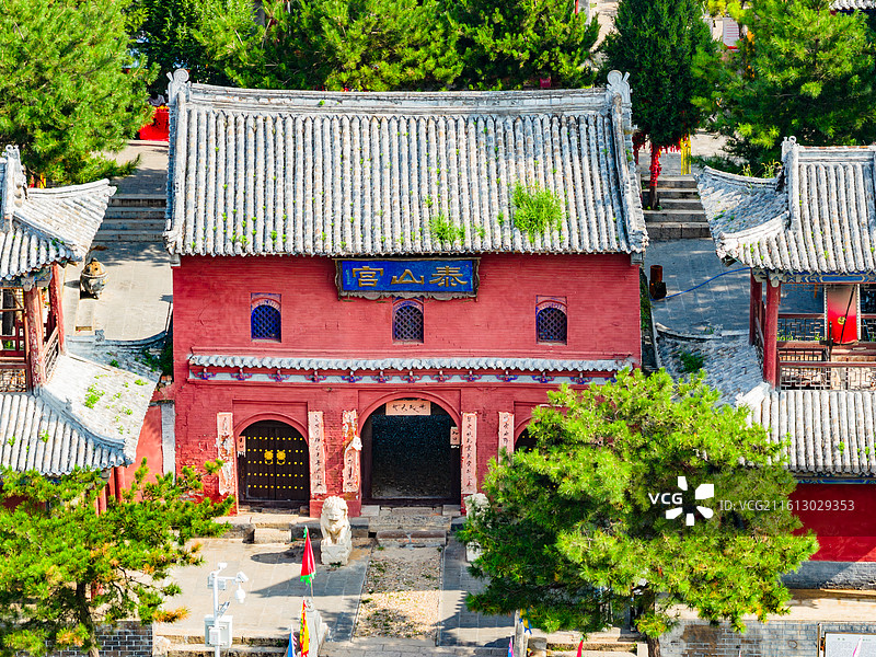 河北 保定 涞源县 泰山宫 兴文塔 拒马源头图片素材