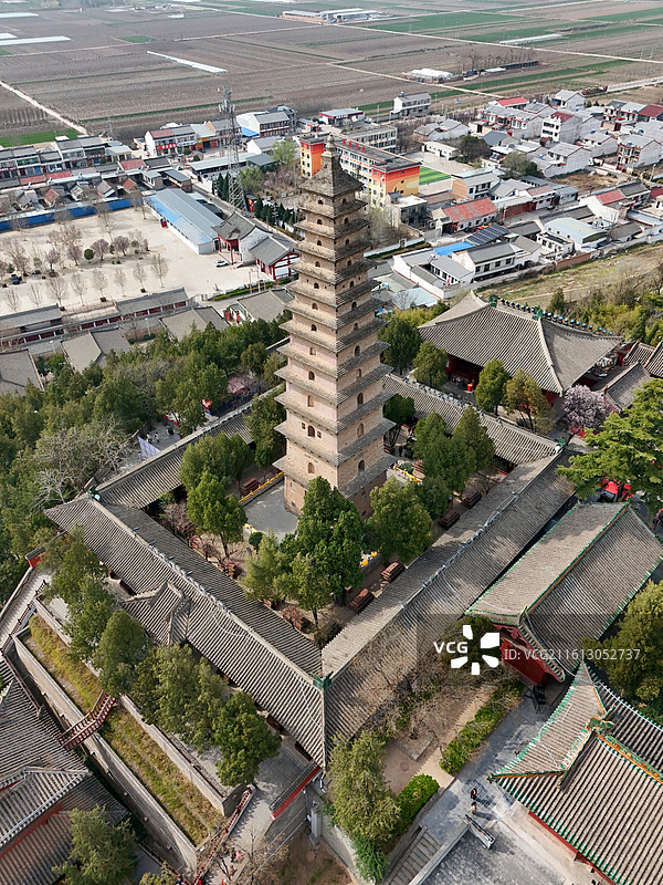 运城普救寺图片素材