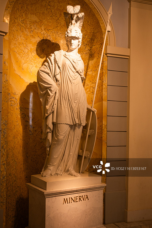 albertina博物馆雕像密涅瓦 Minerva图片素材