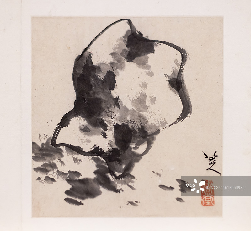 清 朱耷 书画册 上海博物馆图片素材