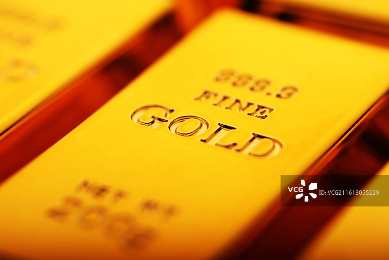 黄金投资回报概念：现货黄金 黄金价格 黄金投资 黄金市场图片素材