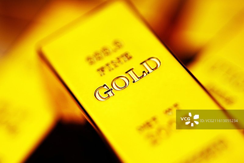 黄金投资回报概念：现货黄金 黄金价格 黄金投资 黄金市场图片素材
