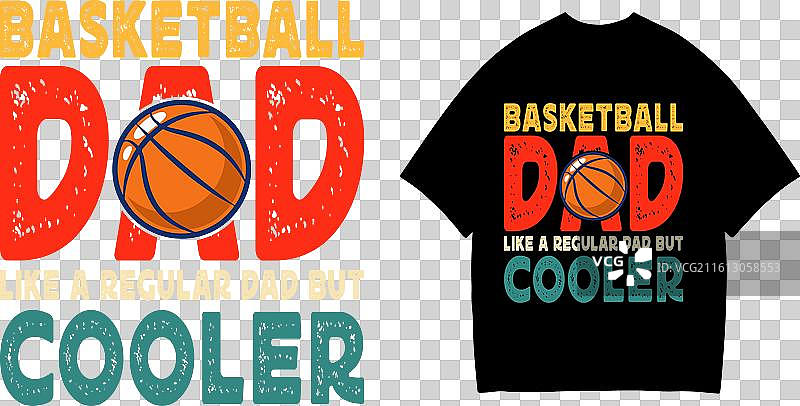 篮球T恤设计图片素材