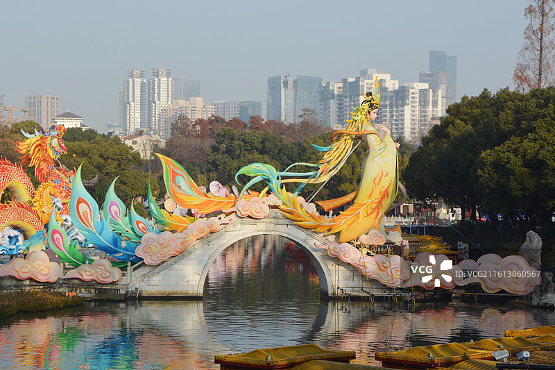 南京白鹭洲公园图片素材