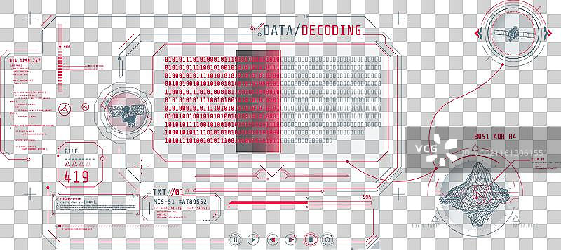 用于解码接收到的对象数据的接口图片素材