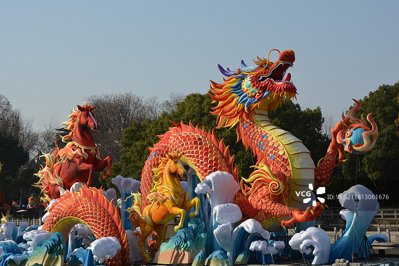 南京白鹭洲公园图片素材