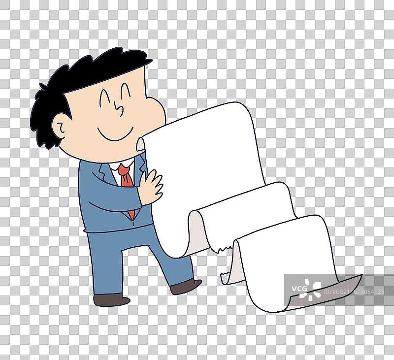 拿着白纸演讲的人物图片素材