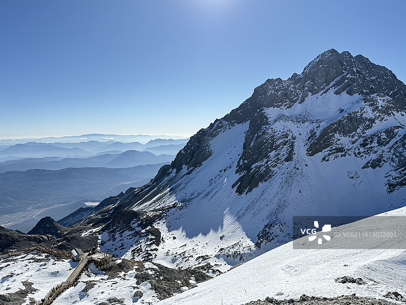 玉龙雪山冰川公园图片素材