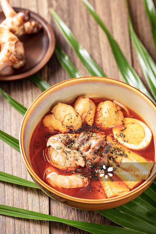 东南亚冬阴功海鲜汤图片素材